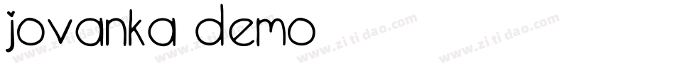 Jovanka demo字体转换